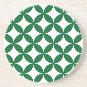 Green Shippo Round Untersetzer - Japanisch Traditi