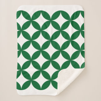 Green Shippo Sherpa Blanket Sherpadecke