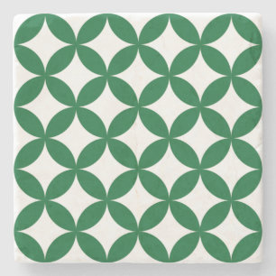 Green Shippo Square Untersetzer