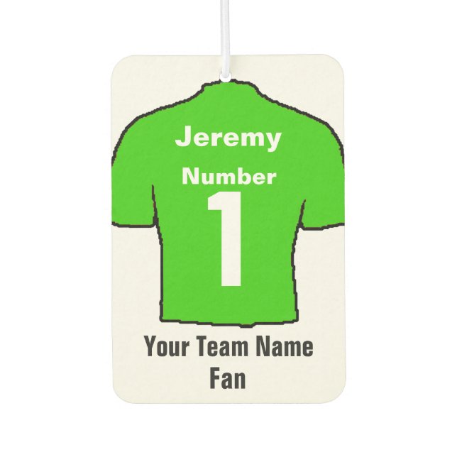 Green Shirts Fan Autolufterfrischer (Vorderseite)