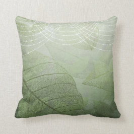 Green Silver Glitzer Elegante Romantische Fantasie Kissen