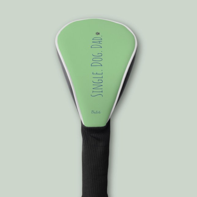 Green Single Dog Vater Golf Head Cover Headcover (These cushioned covers are great for protecting your clubs. Keep them safe from dings. Looking good!)