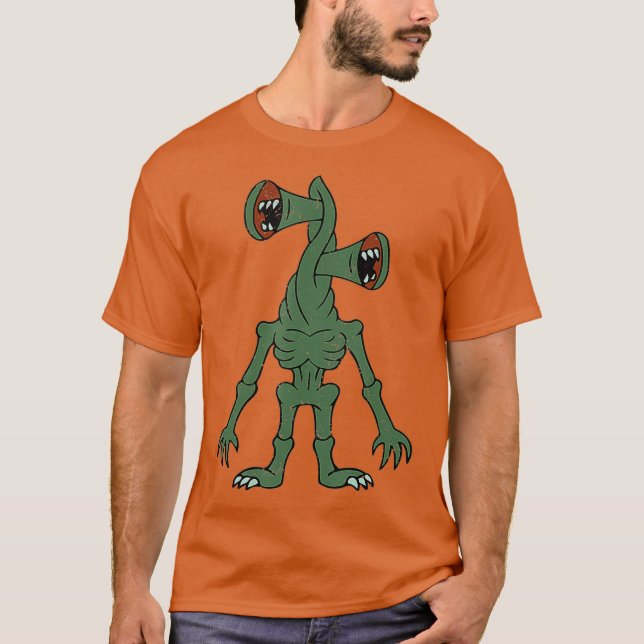 Green Siren Head Kostüm für Kinder Jungen Mädchen  T-Shirt (Vorderseite)
