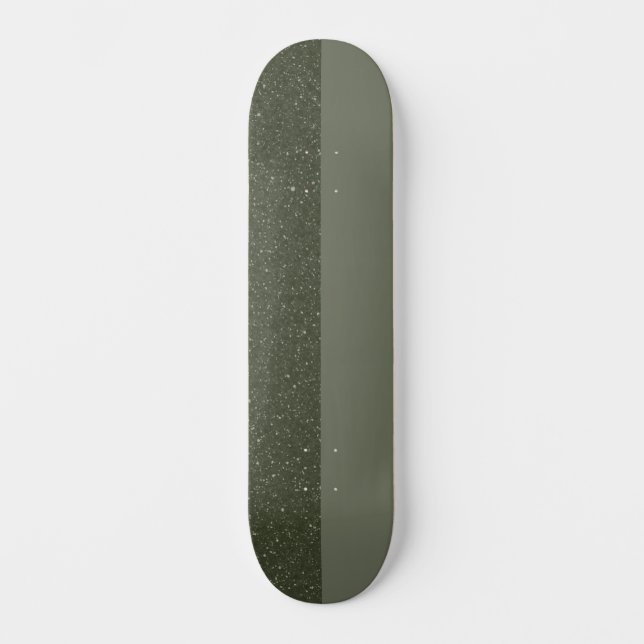 Green Skateboard Deck mit zwei Tonen Moos - indivi (Vorderseite)