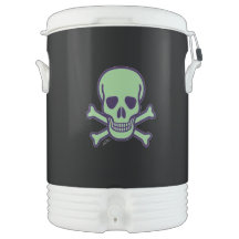 Green Skull Black Iglu Getränk cooler 10 Gal