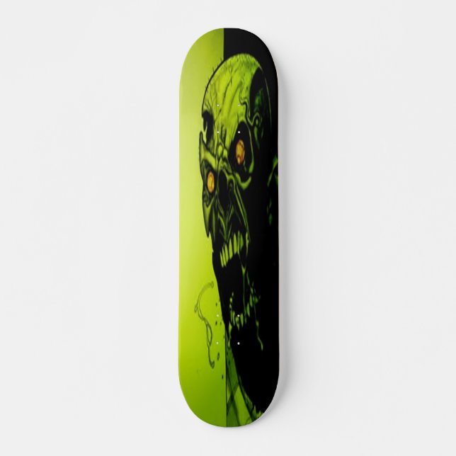 Green Skull Skateboard (Vorne)
