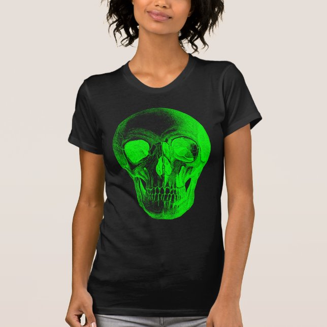 Green Skull T Shirt (Vorderseite)