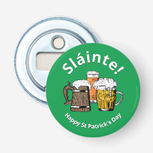 Green Sláinte HAPPY ST PATRICKS DAY Flaschenöffner