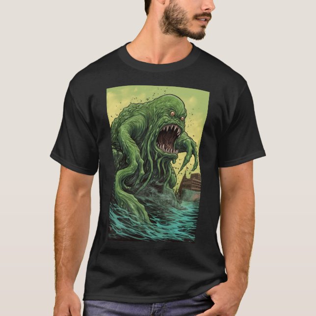 Green Slide Monster T-Shirt (Vorderseite)