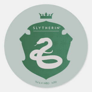 Green SLYTHERIN™ Crowning Wappen Runder Aufkleber