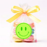 Green Smile One Happy Typ/Gal Geburtstag Sticker