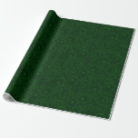 Green Snowflake Damask Musterpapier Geschenkpapier<br><div class="desc">Weihnachtsgeschenkpapier | Green on Green Snowflake Damask pattern - dies ist Teil eines Mix und passt zu koordinierten Weihnachtskollektionen Design von WhimsicalArtwork™</div>