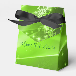 Green Snowflake Muster Weihnachtsgeschenk Box Geschenkschachtel