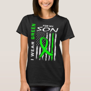 Green Son Cerebral Palsy Nierenerkrankung Bewussts T-Shirt