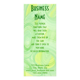 Green Spiral Scratch Werbekarte