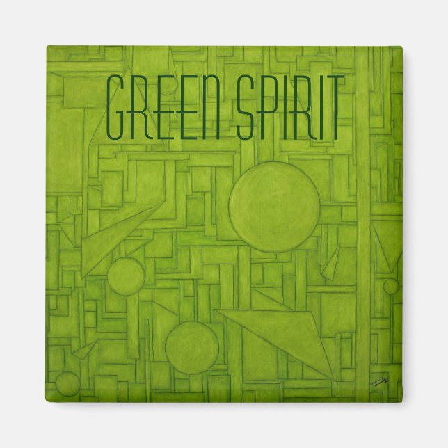 Green Spirit Magnet! Magnet (Vorne)