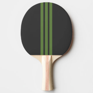 Green Sports Stripe Ping Pong Paddle Tischtennis Schläger