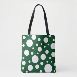 Green Spots Tote Bag