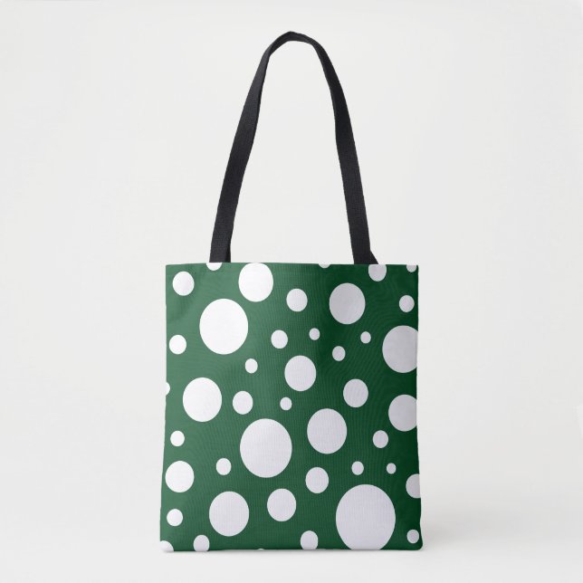 Green Spots Tote Bag (Vorderseite)