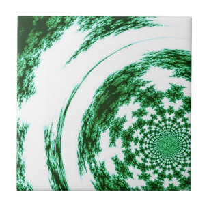 Green Spun Thread Fliese