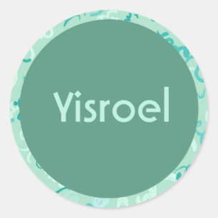 Green Squiggles Upsherin Aufkleber