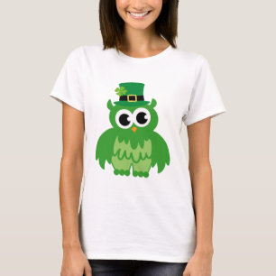 Green St Patricks Day Cartoon T-Shirts
