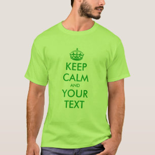 Green St patricks Day t Shirt   Ruhe Behalten und 