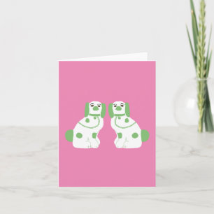 Green Staffordshire Hunde Karte