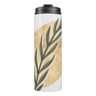 Green Stalk Boho Thermosbecher