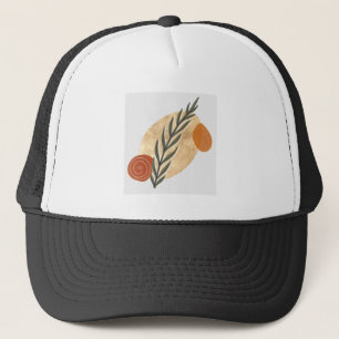 Green Stalk Boho Truckerkappe