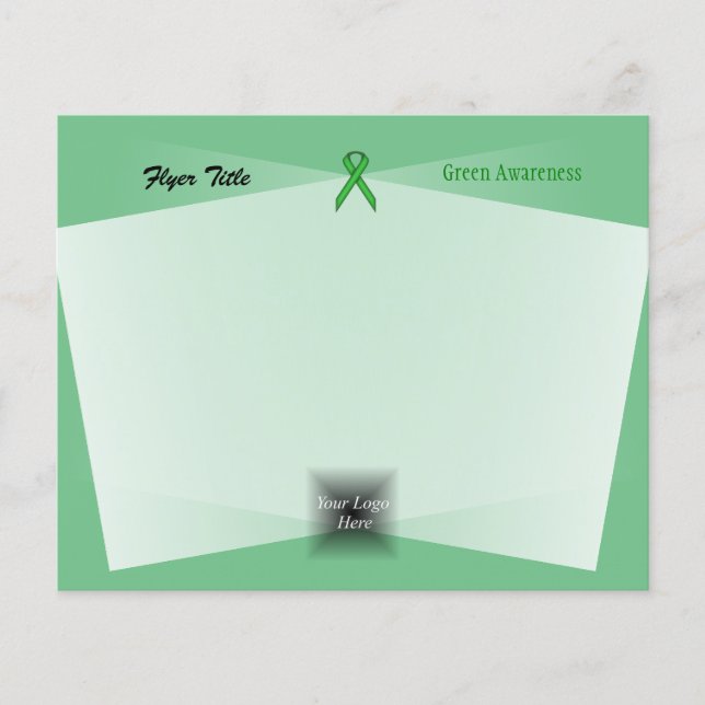 Green Standard Ribbon Flyer (Vorne)