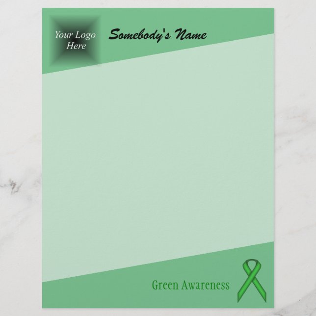 Green Standard Ribbon von Kenneth Yoncich (Vorderseite)