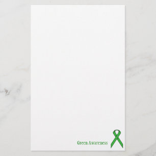 Green Standard Ribbon von Kenneth Yoncich Briefpapier