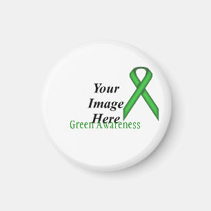 Green Standard Ribbon von Kenneth Yoncich Magnet