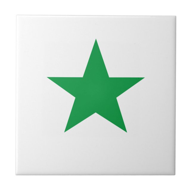 Green Star Fliese (Vorderseite)