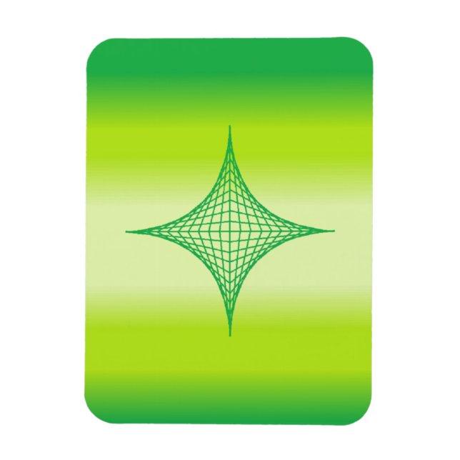 Green Star Magnet (Vertikal)