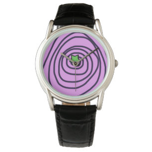 Green Star Swirl Armbanduhr