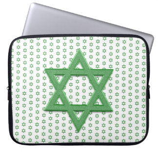 Green Star von David Seamless Laptopschutzhülle