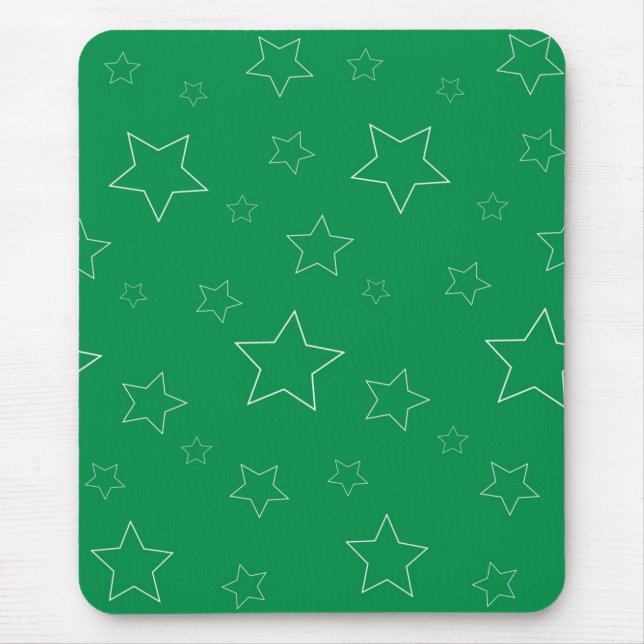 Green Stars Mousepad (Vorne)