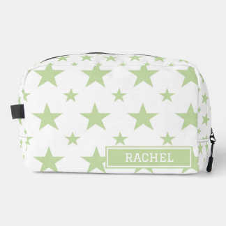 Green Stars Pattern Constellation Cosmetic Waschbeutel