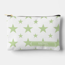 Green Stars Pattern Constellation Pencil Case Zubehörtasche
