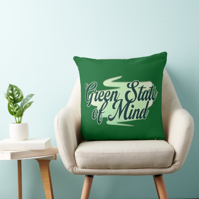 Green State of Mind St Patrick’s Day - almofada Kissen (Stuhl )