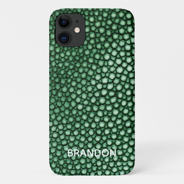 Green Stingray Case-Mate iPhone Hülle (Rückseite)