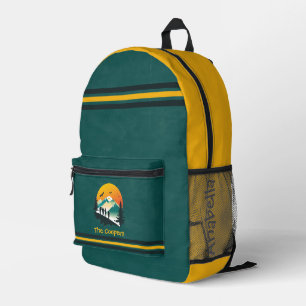 Green   Streifen   Woods & Mountain Wikers Custom Bedruckter Rucksack