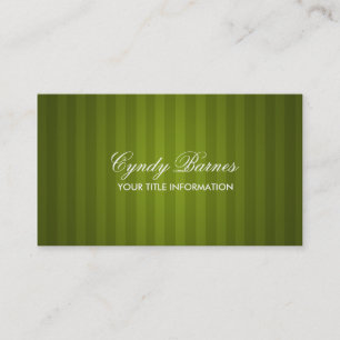 Green Strip Business Card Visitenkarte