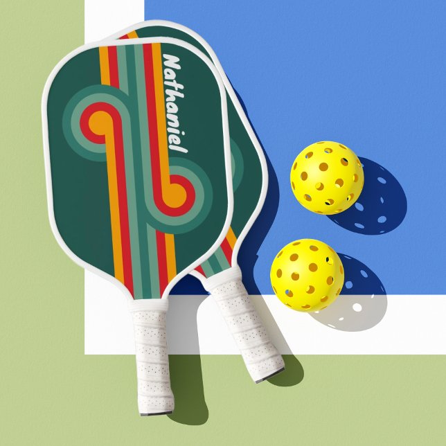 Green Strip Loop mit Name Pickleball Paddle (Von Creator hochgeladen)