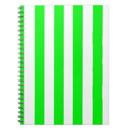 Green Strip Notebook Notizblock