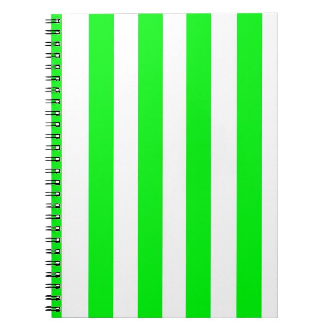 Green Strip Notebook Notizblock (Vorderseite)