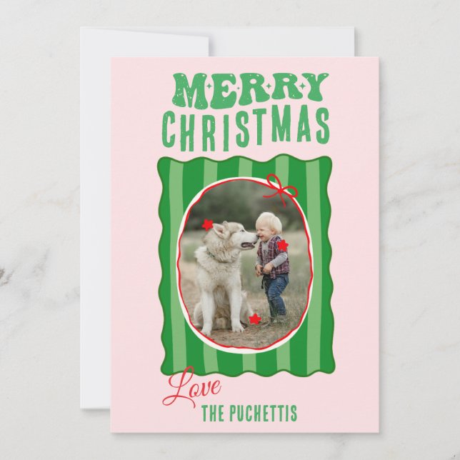 Green Strip Picture Frame Weihnachten (Vorderseite)