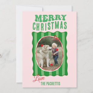 Green Strip Picture Frame Weihnachten